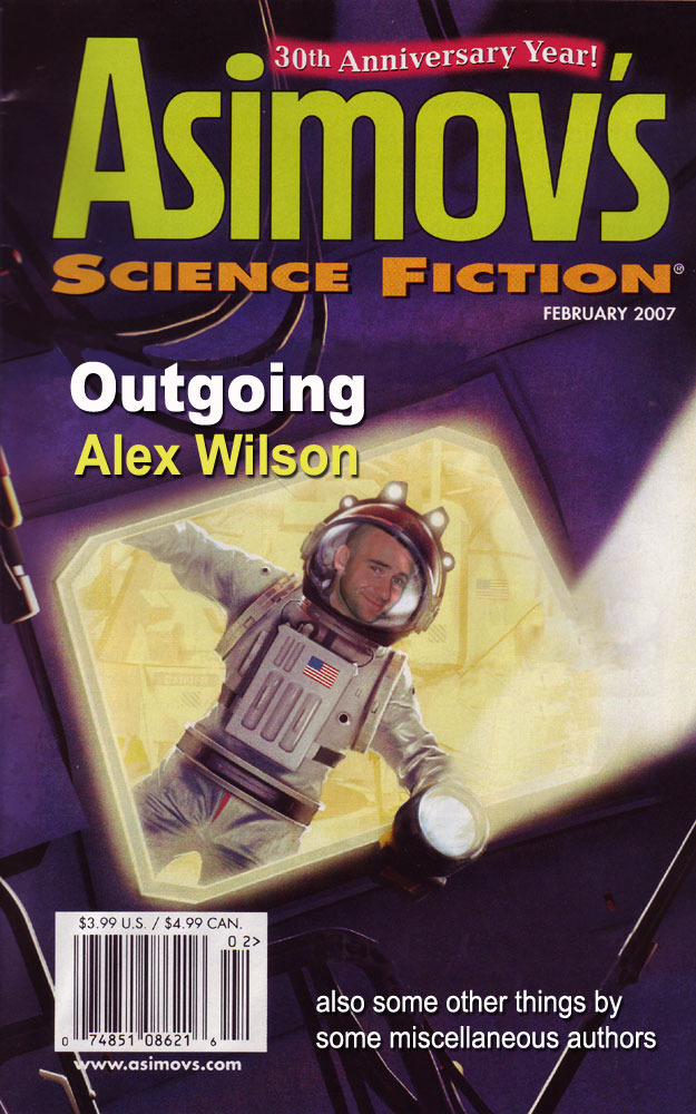 My friend Ted Hobgood (who will create the Motion Comic for the $7K Stretch Reward) thought I should have gotten the cover story...