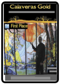DVD of episode featuring Poulson Glass Studio on Calaveras Gold TV show.