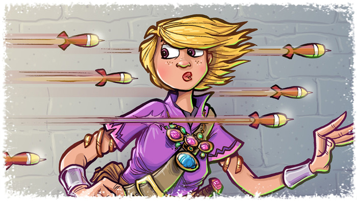 Darts: Just one of the deadly GUARDIAN traps.