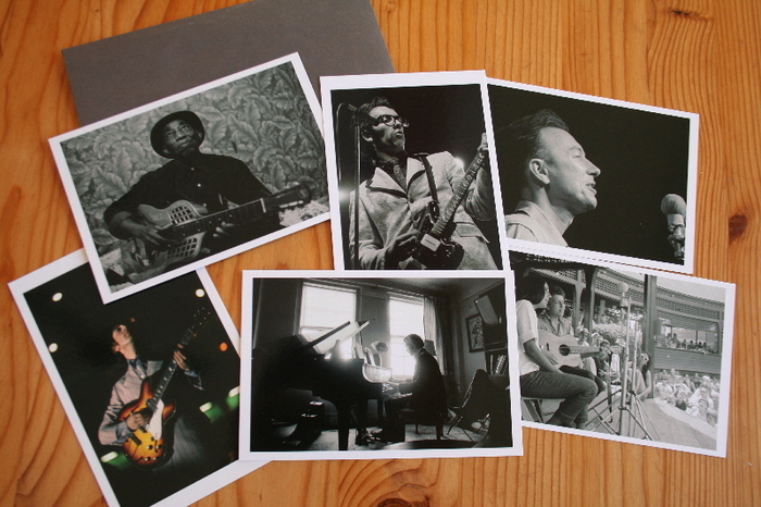 Iconic Musicians Postcard Set, and DVD-- our way of saying "thank you".