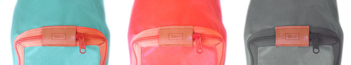 The Picnic Bag will come in three colors: Marine, Poppy, + Slate.