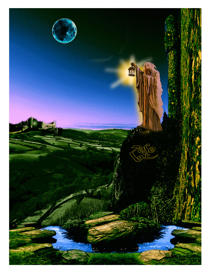 Print # 4 "LED ZEPPELIN IV THE HERMIT"