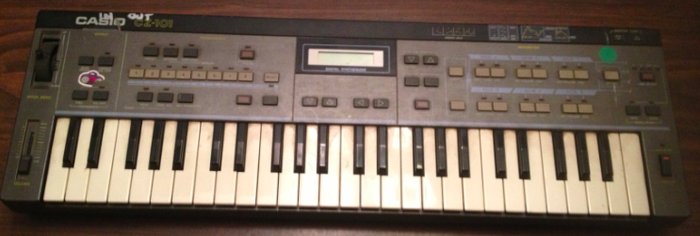 Jimmy's keyboard, used to write everything from "Rebel" forward.