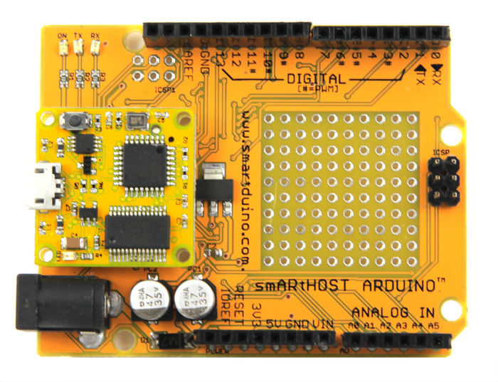 smARtHOST ARDUINO™ + smARtCORE U = ARDUINO™ UNO