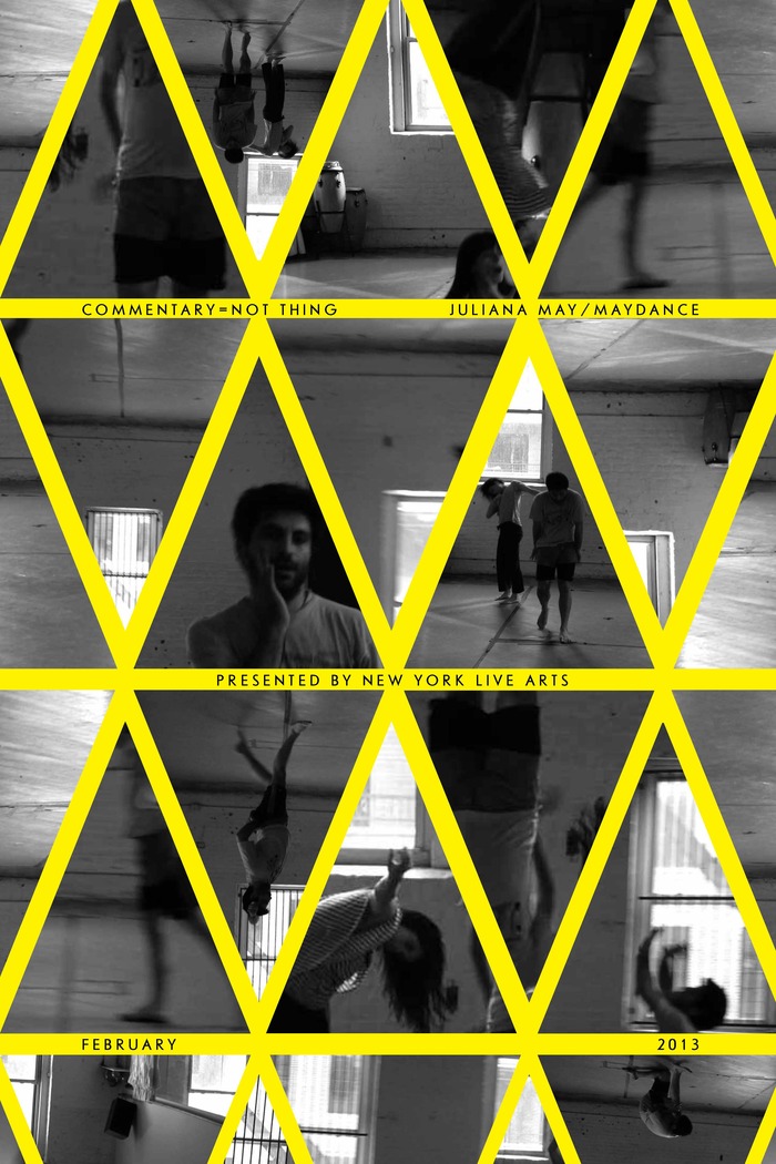silk screen commentary = not thing poster by Kate Dewitt
