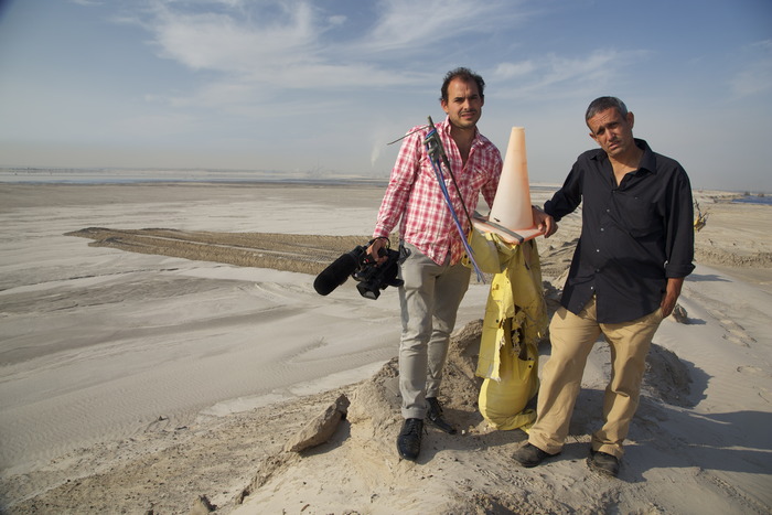 Andy and Mike in the Canadian "Tar Sands"