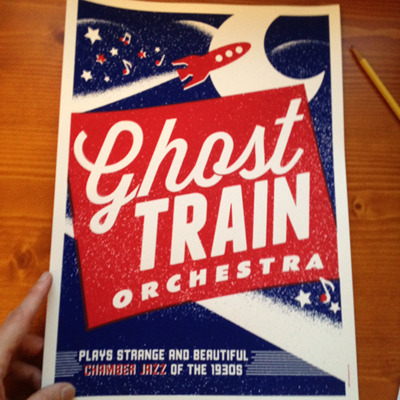 Limited-Edition Silkscreen Poster designed and printed by Lure Design