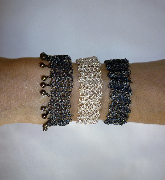 ben bracelets by New York artist, Pamela Matsuda-Dunn.