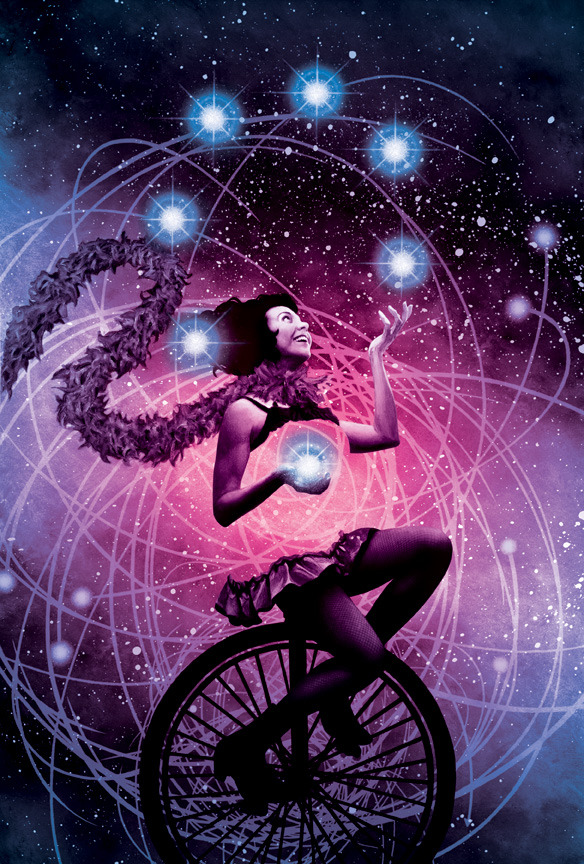 AWAY FROM HERE (December artwork for the 2013 John Picacio Calendar)