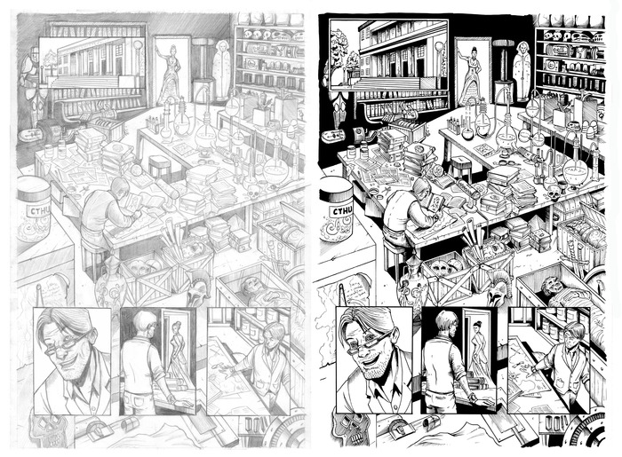 Page 11 pencils/inks