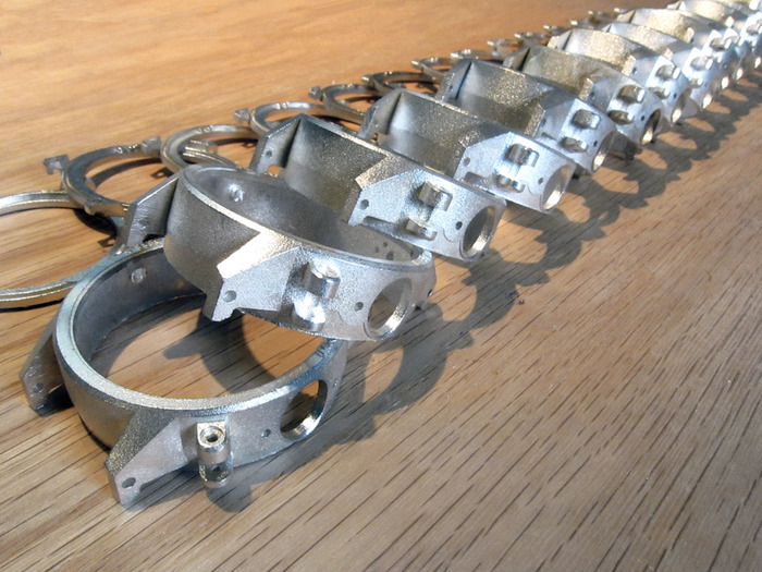 Casings before CNC machining
