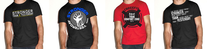 Logo Tee, Fight For STY, Comfort Zone & Live Better, Wiser Faster Tee