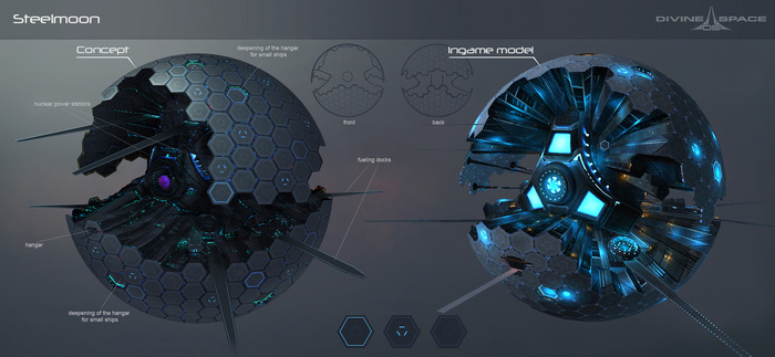 Steel Moon base: first colonial starbase in history of human expansion