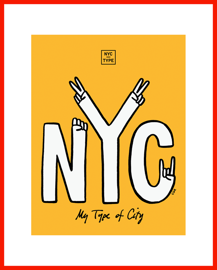 Limited edition “My Type of City” poster by Christopher David Ryan. Available at the $75 level.