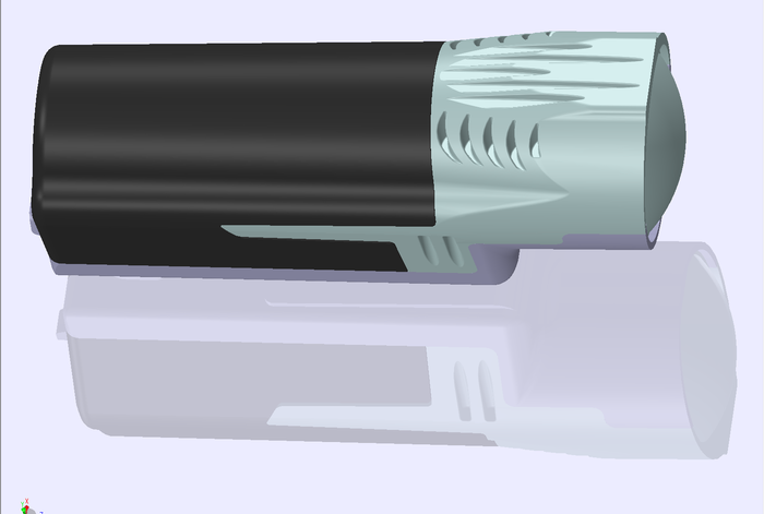 The Future of Bicycle Lighting . . . . . . . . . . . . . . . . . . . . . . . . . . . . . . . . . . . . . . . . . . . . . . (Mechanical drawing from Solidworks. Actual design for the tooling, not a rendition.) Video: LaserBroiler by Carla Laser