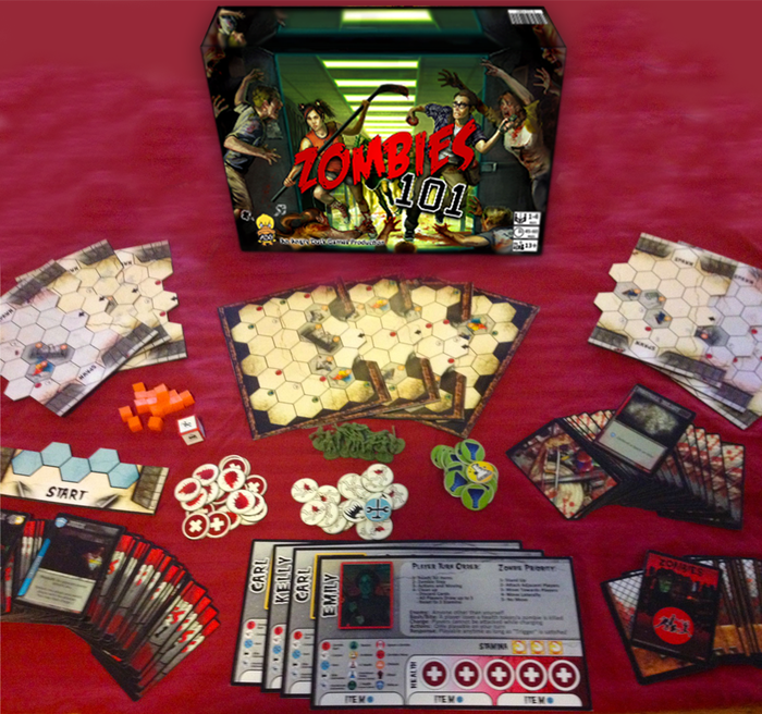 *Main playtest-phase game components shown. Final production versions and artwork may differ.