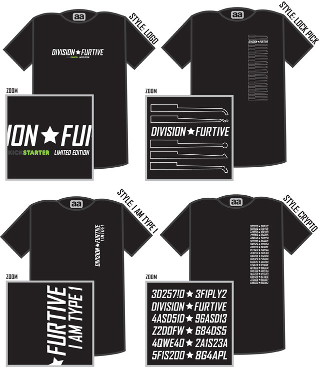 Division Furtive T-Shirt Styles