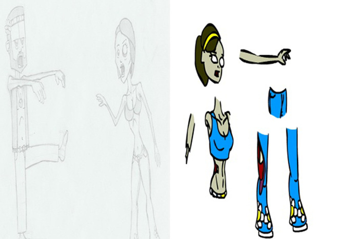 Vegan Zombie Concept and Smooth Moves Body Parts