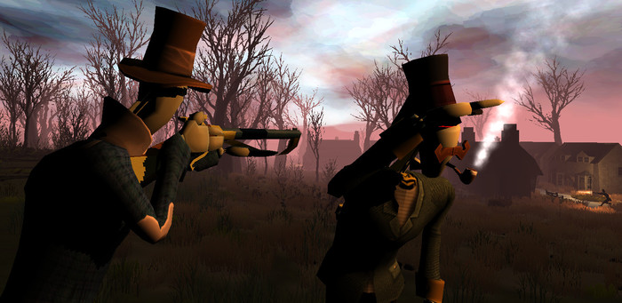 Gentlemen automata hunt humans for sport.