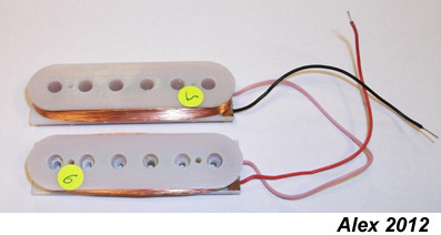 Guitar Bobbins wound in Germany