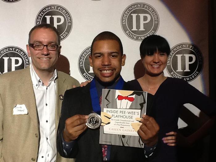 Winning an Independent Publisher Book Award for my first book! ECW co-publisher David Caron is on my right and my publicist Jenna Illies is on my left.
