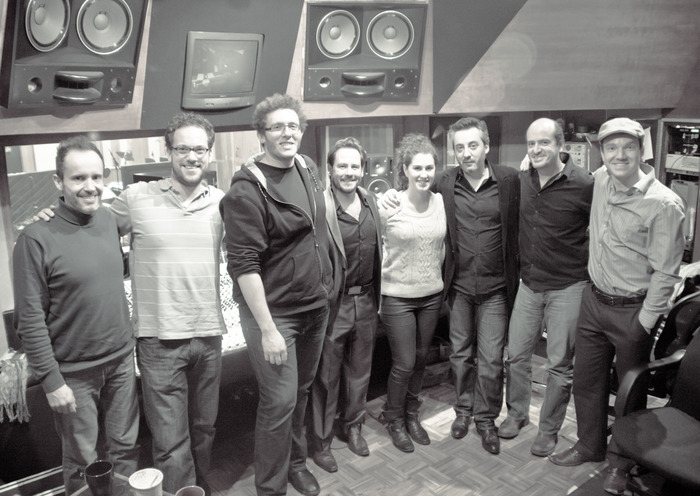 After the recording of the singing