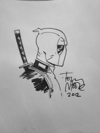 TONY MOORE DEADPOOL SKETCH $50