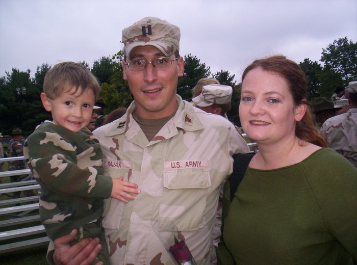 Welcome home ceremonies after 10 months in Iraq