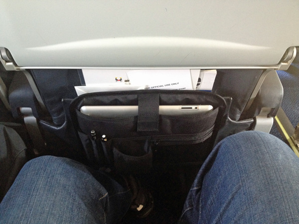 I'm 6' 1" with a 34" inseam. The Recon One caddy fits just nicely. This was on a local short hop in Africa. You can see how small the seat pocket is and yet the caddy clips nicely on to it.