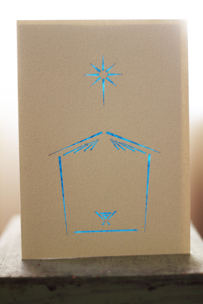 Nativity 1 - Recycled Fiber Card