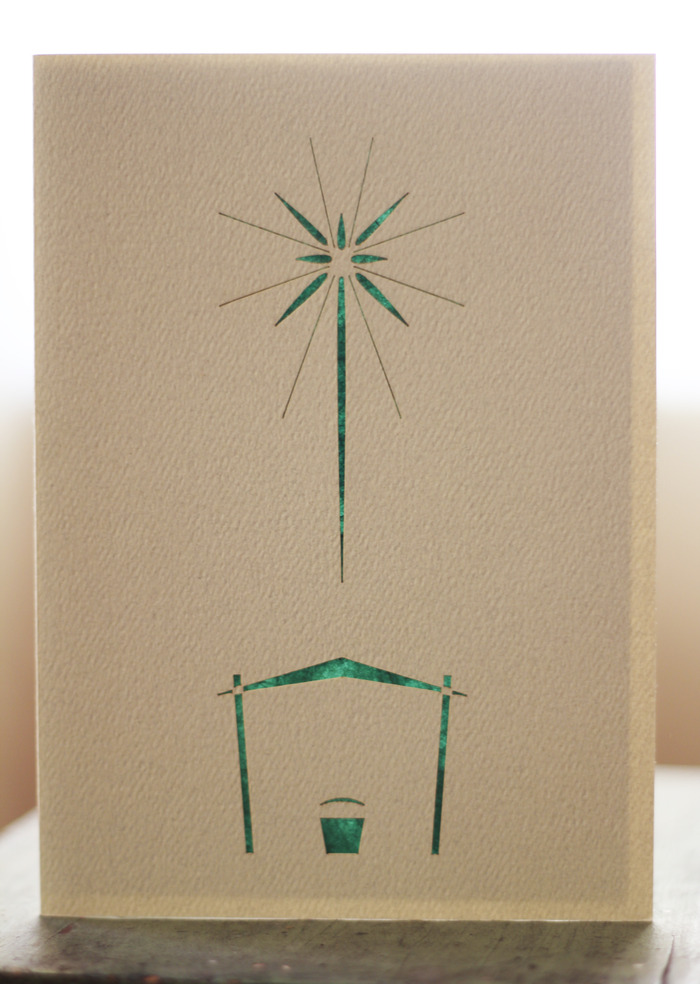 Nativity 2 - Recycled Fiber Card