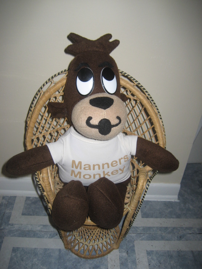 This is me sitting politely.