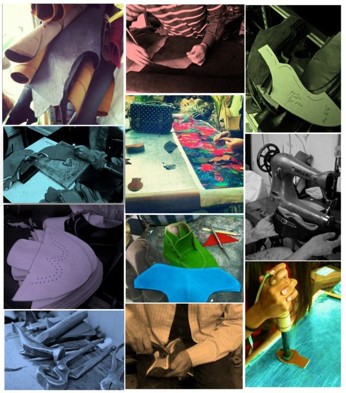 A collage of behind-the-scenes photos. Click here to see more about our workshop!