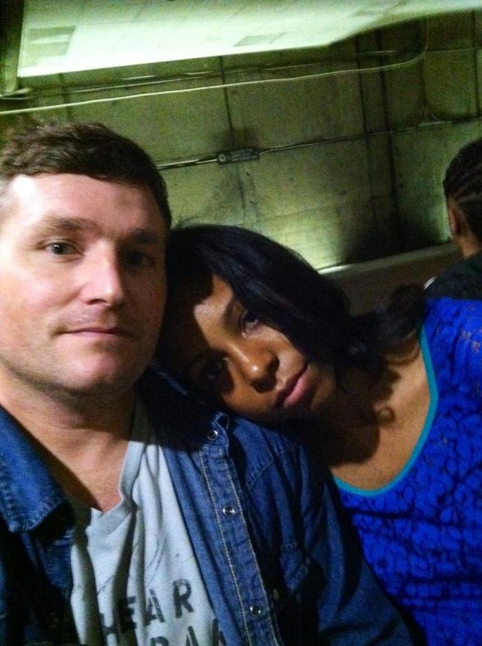 Riding the metro after a long day of promoting p2p8