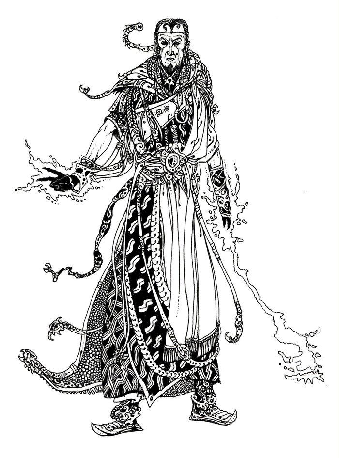 The Warlock by Russ Nicholson