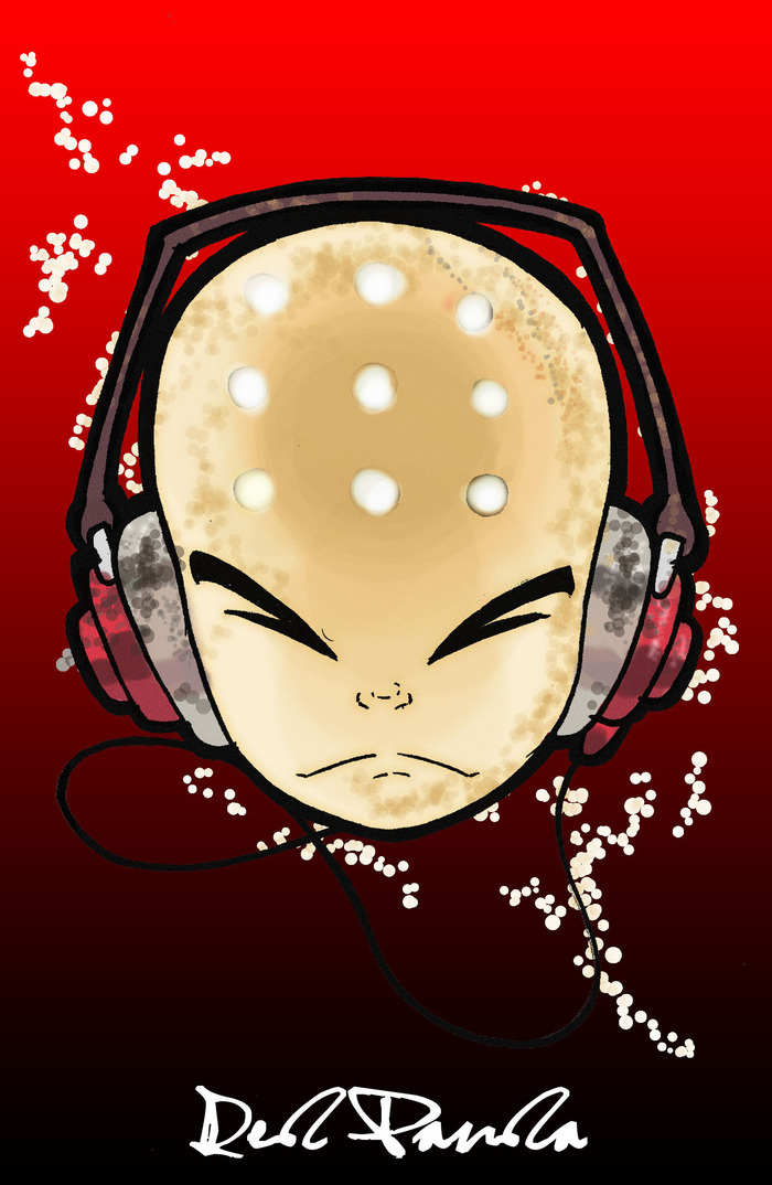 Monk in HeadPhones We'll only print 30 of these limited-edition tees. These shirts will be offered to the first 30 backers who pledge $25.00 or more!