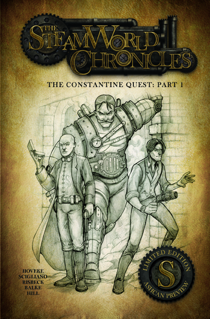 This is the cover to our Limited-Edition ashcan we had a few weeks ago at Long Beach Comic & Horror Con.