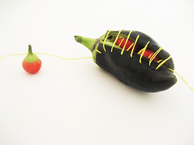 #47 - 10 of 10 left - Chocolate Bell and Turkish Eggplants No. 1