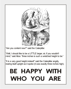 Be Happy With Who You Are