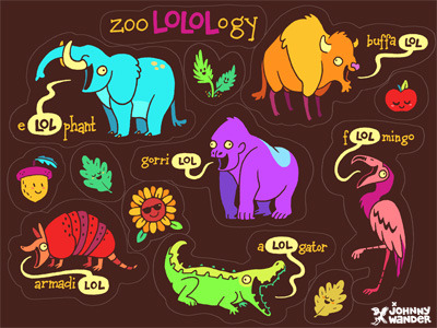 ZooLOLogy sticker sheet