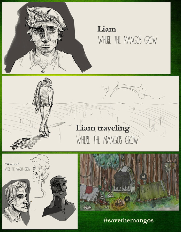 Concept art by Tom Perkins & Mary Brown
