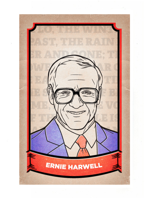 Ernie Harwell Poster