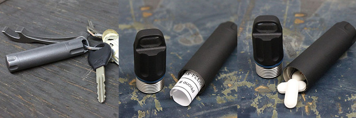 S6S -- Key Fob -- Contact / Geo Caching -- Pill Fob