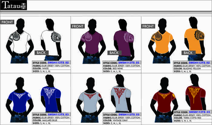 Athletic Fit Polynesian Tattoo Tees