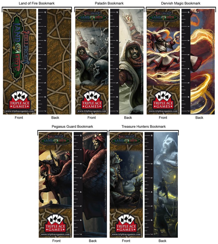 Land of Fire Bookmarks