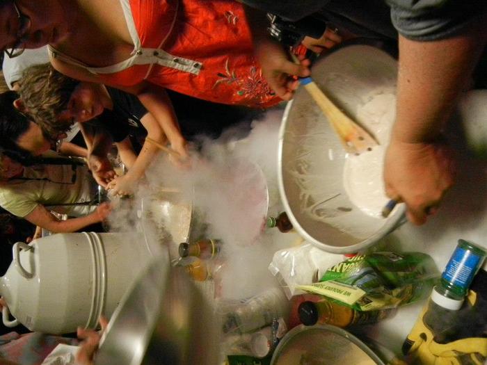 Liquid Nitrogen Ice Cream Social