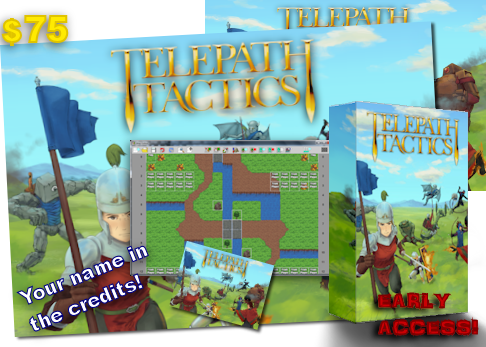 At $75, get everything in the $50 tier plus an awesome, full-color 24" x 18" Telepath Tactics poster.