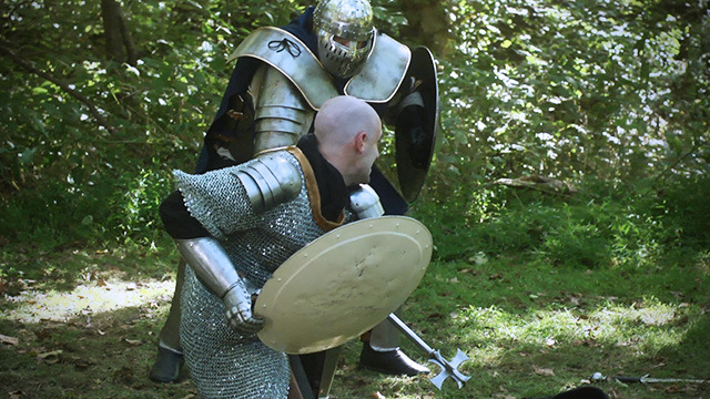 King Eadwyn Redway faces Sir Burwick Vymont