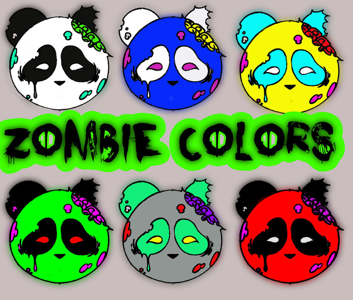 Zombie Panda Logo's