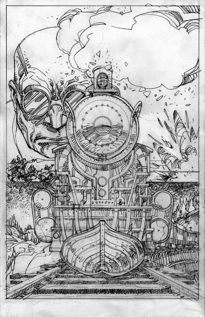 Steamworld Chronicles #1 - Final pencils